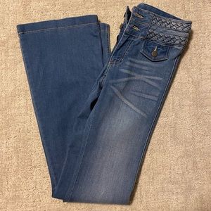 Sun and Shadow Flare Jeans